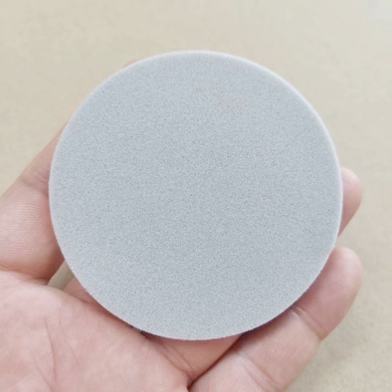高密度吸油海绵灰色圆形吸水棉片压缩聚酯密封棉垫储油海棉厂家