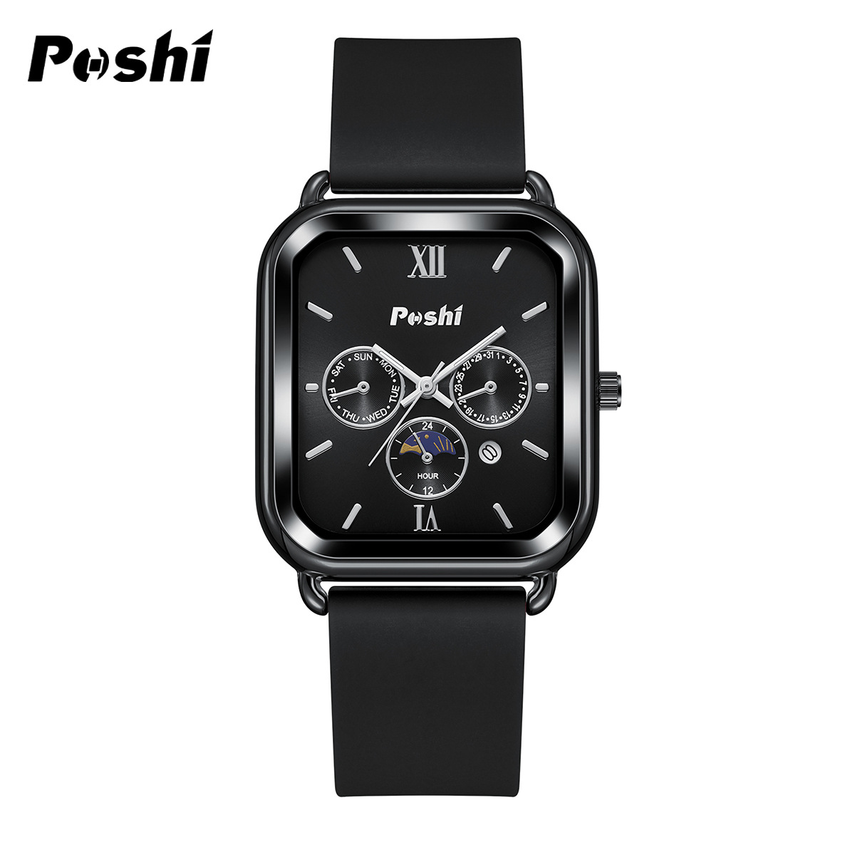 2025 nuevo reloj de moda para estudiantes de secundaria y preparatoria, calendario casual simple, reloj de cuarzo deportivo universal para mujer y hombre