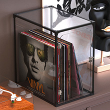 黑胶唱片收纳架收纳盒LP收纳箱专辑展示架子留声机唱片机架子柜子