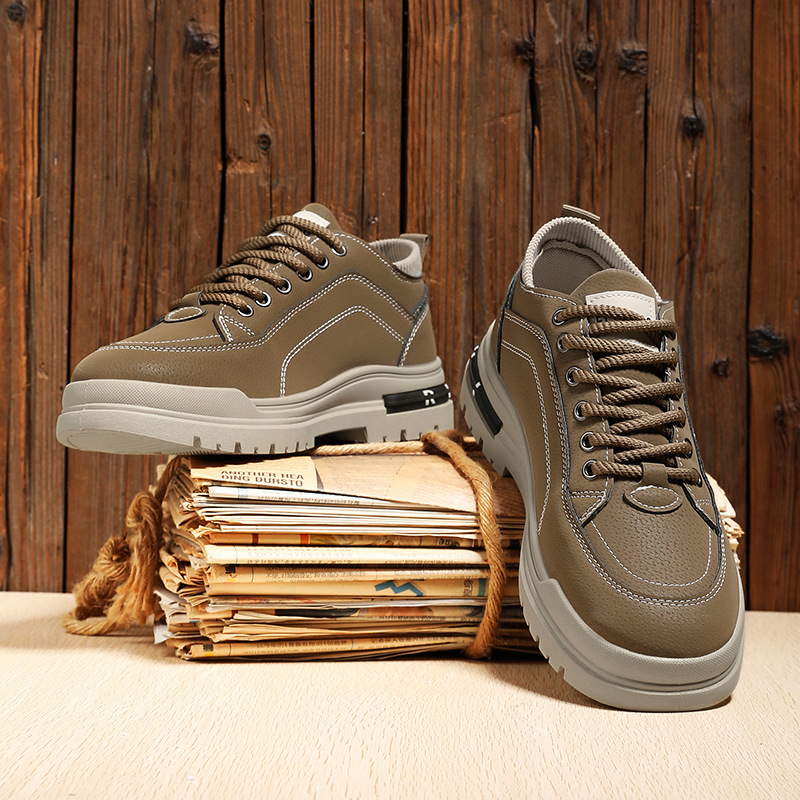 2024 primavera y otoño nuevos zapatos casuales estudiantes de tamaño universal zapatos de moda para hombres zapatos de moda zapatos blancos pequeños zapatos deportivos para hombres