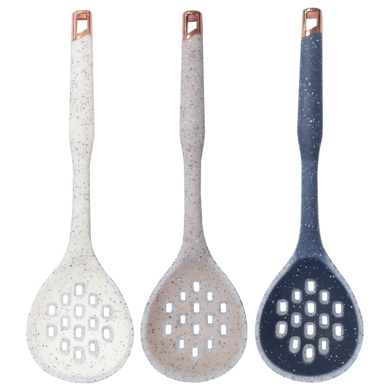 Espátula de silicona transfronteriza, cuchara de sopa, juego de 7 piezas, sartén antiadherente de grado alimenticio, pala de silicona, juego de utensilios de cocina de silicona para el hogar al por mayor