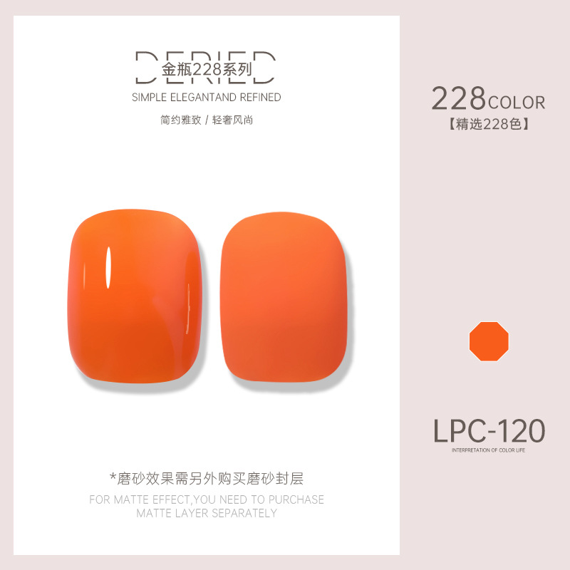 Esmalte de uñas transfronterizo al por mayor nuevo esmalte de uñas 228 colores de fototerapia esmalte de uñas esmalte de uñas color popular