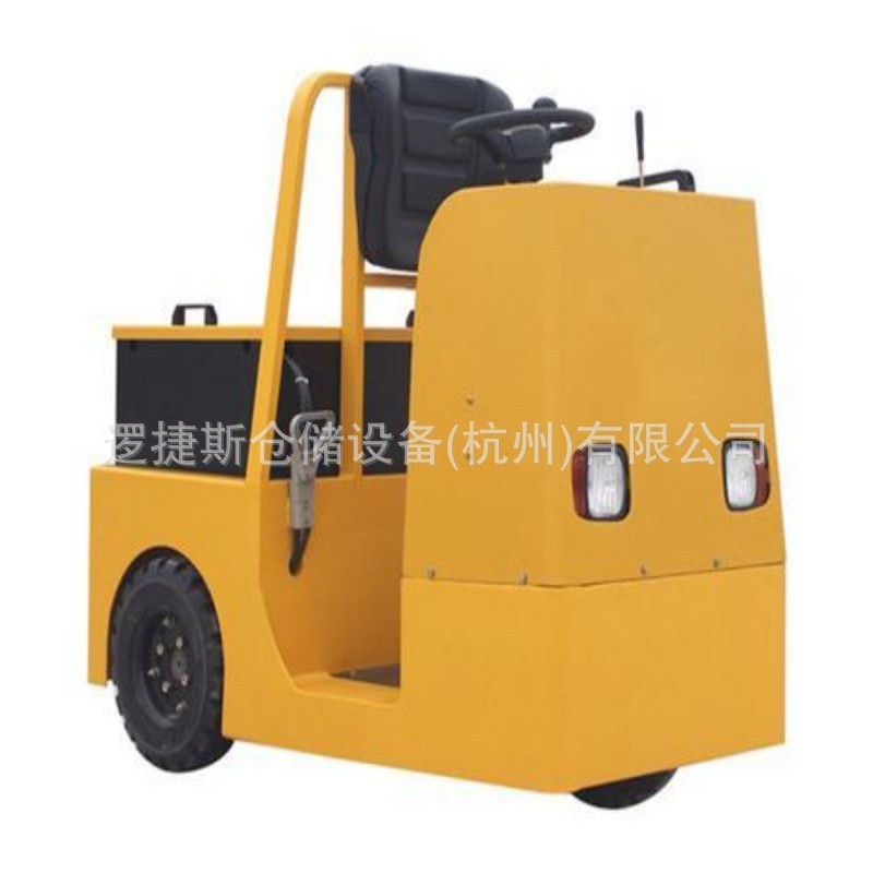 全电动三轮站驾式方向盘式牵引车厂区周转搬运车牵引头挂车牵引车