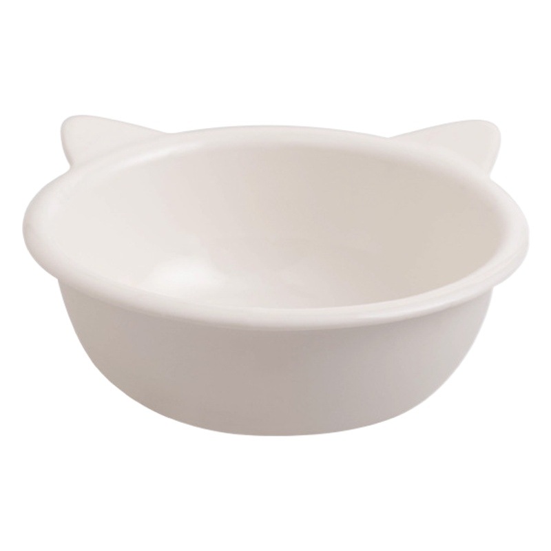 Comedero Doble de Cerámica para Gatos con Soporte de Bambú, para Mascotas