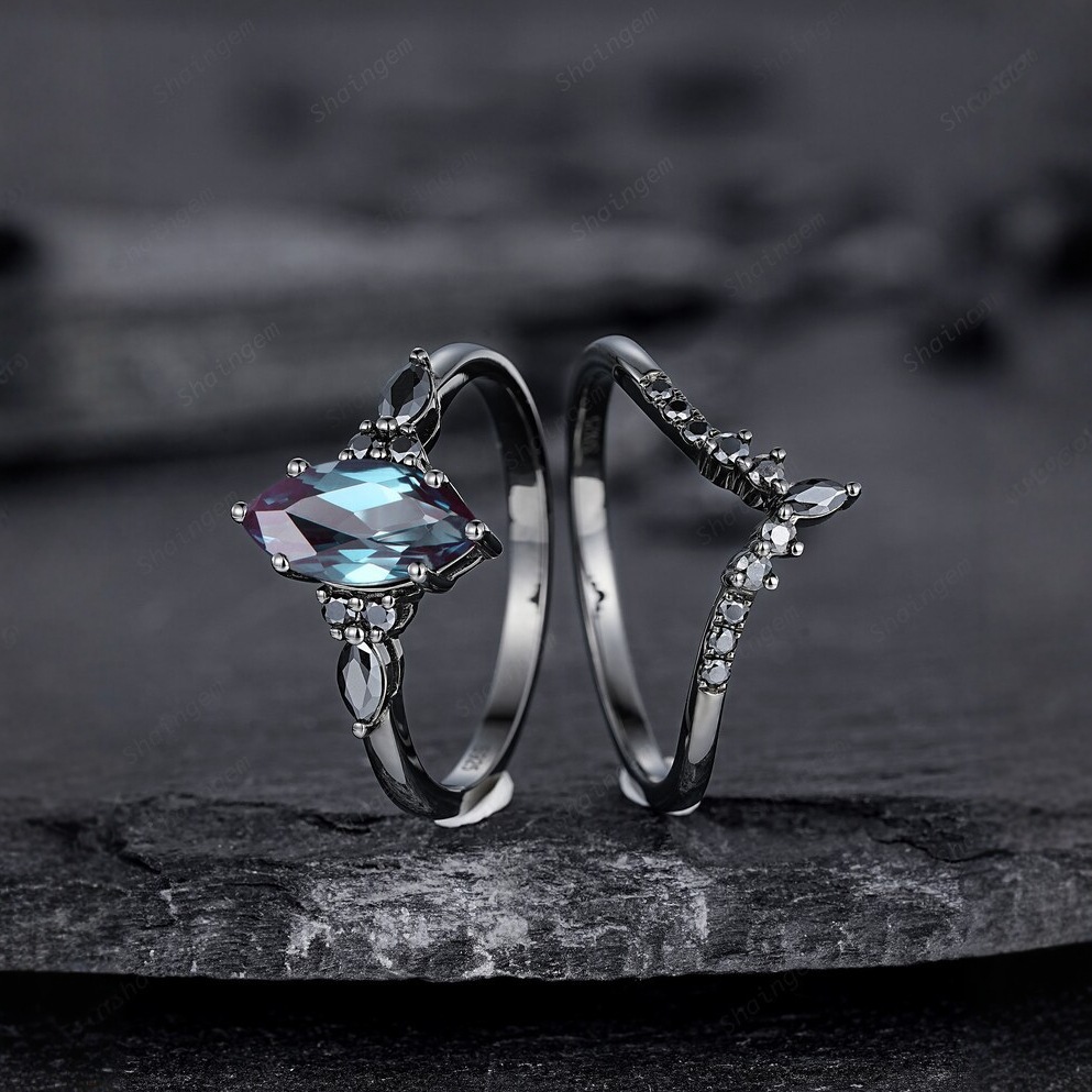 Eleganter Edelsteinring Für Damen Minimalistischer Glücksbringer_voghion.com