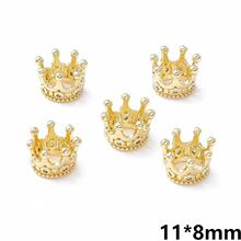 14K����ɫ�ʹڴ������ʯ��ñ����Ȧ���鴮��diy�ֹ��Ʒ���