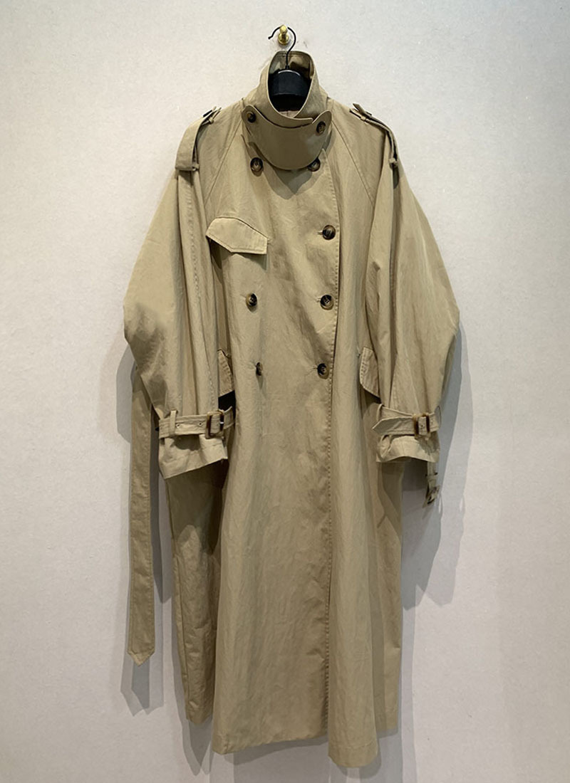 乾鶴日系秋冬ファッションの怠惰な雰囲気感郭形風衣がゆったりしていて、シンプルで痩せています。