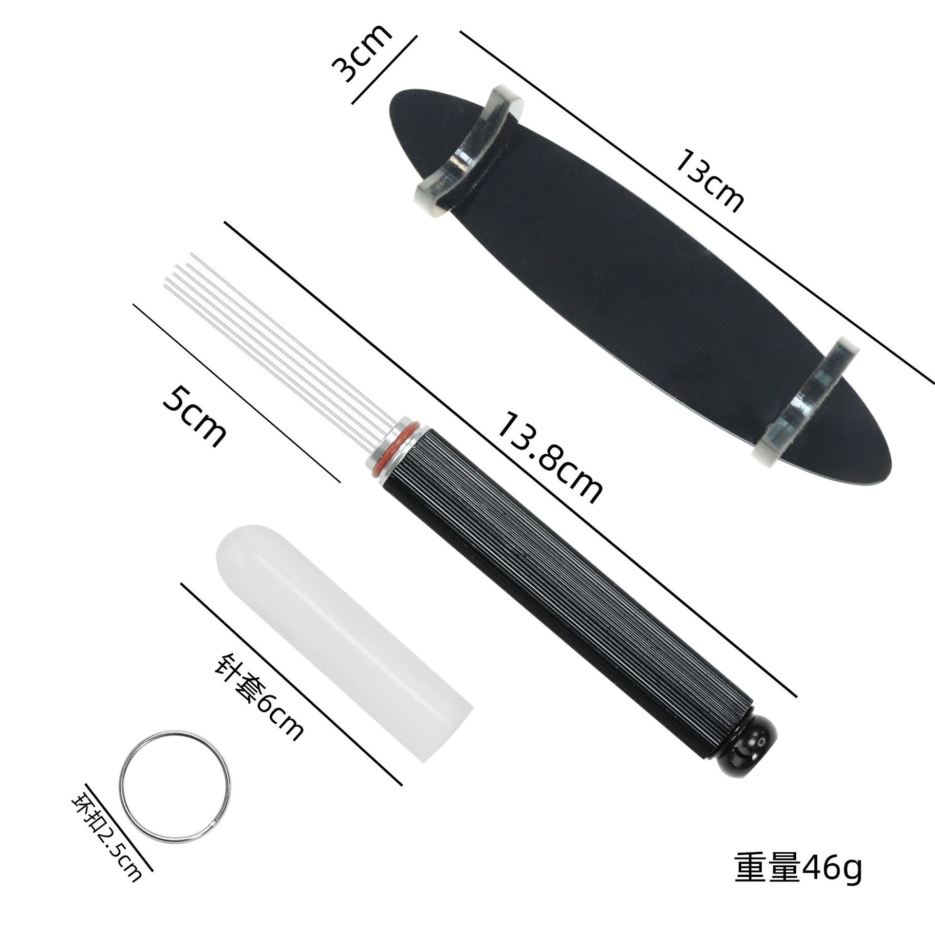 Aguja de polvo de aleación de aluminio de café aguja de polvo de madera aguja de polvo de madera aguja de polvo de madera sólida aguja de polvo de madera