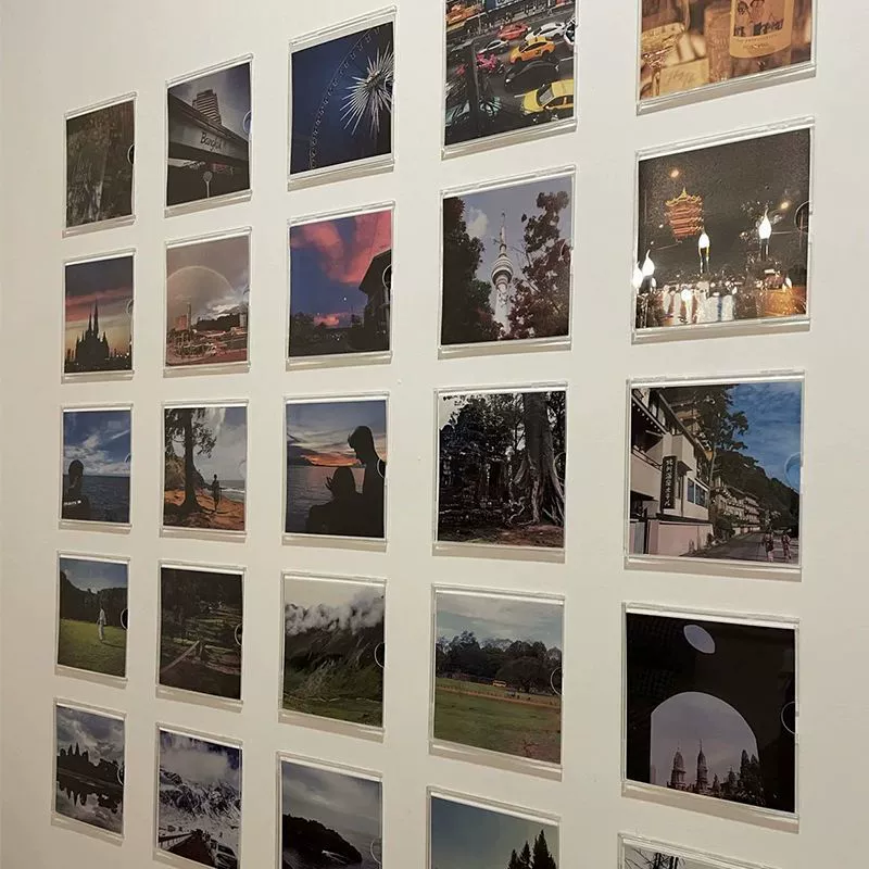 Квадратная акриловая фоторамка на стену, вырез, интернет-знаменитость, 8 дюймов