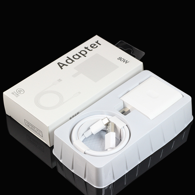 80W Super flash cargador para OPPOreno9pro findx6 K10 ACE cargador de carga rápida cable de datos