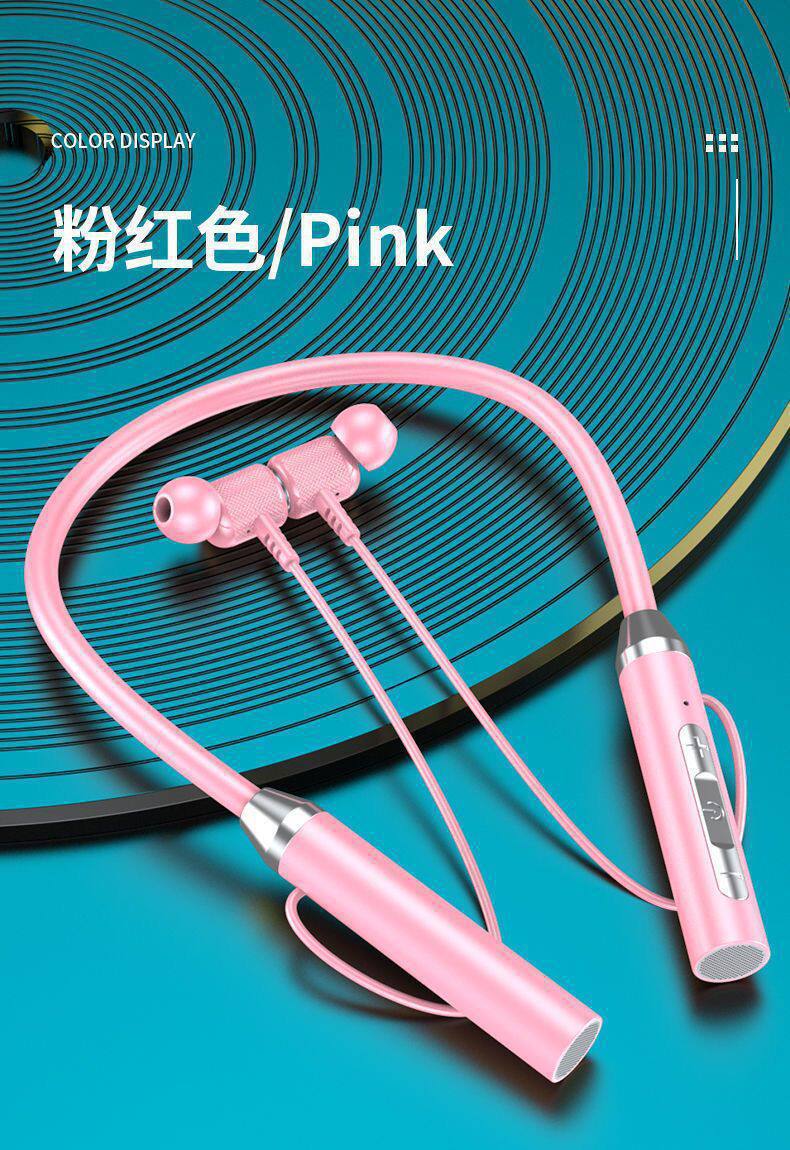 German Berlin Sound 2026 New Bluetooth Headphones for Running and Sports, Neckband In-Ear Style with Heavy Bass for Gaming