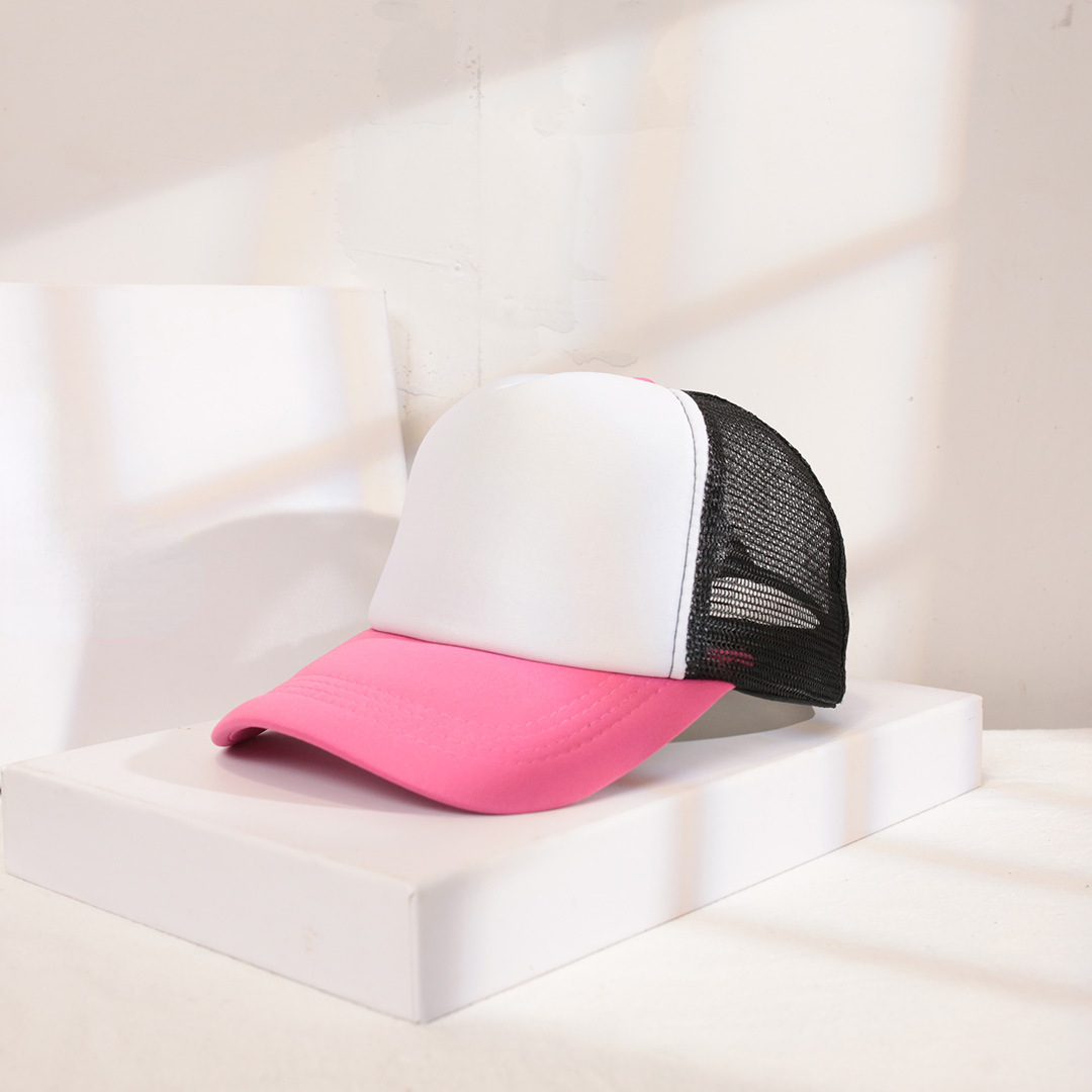 Color a juego-lengua de color rosa Top blanco negro