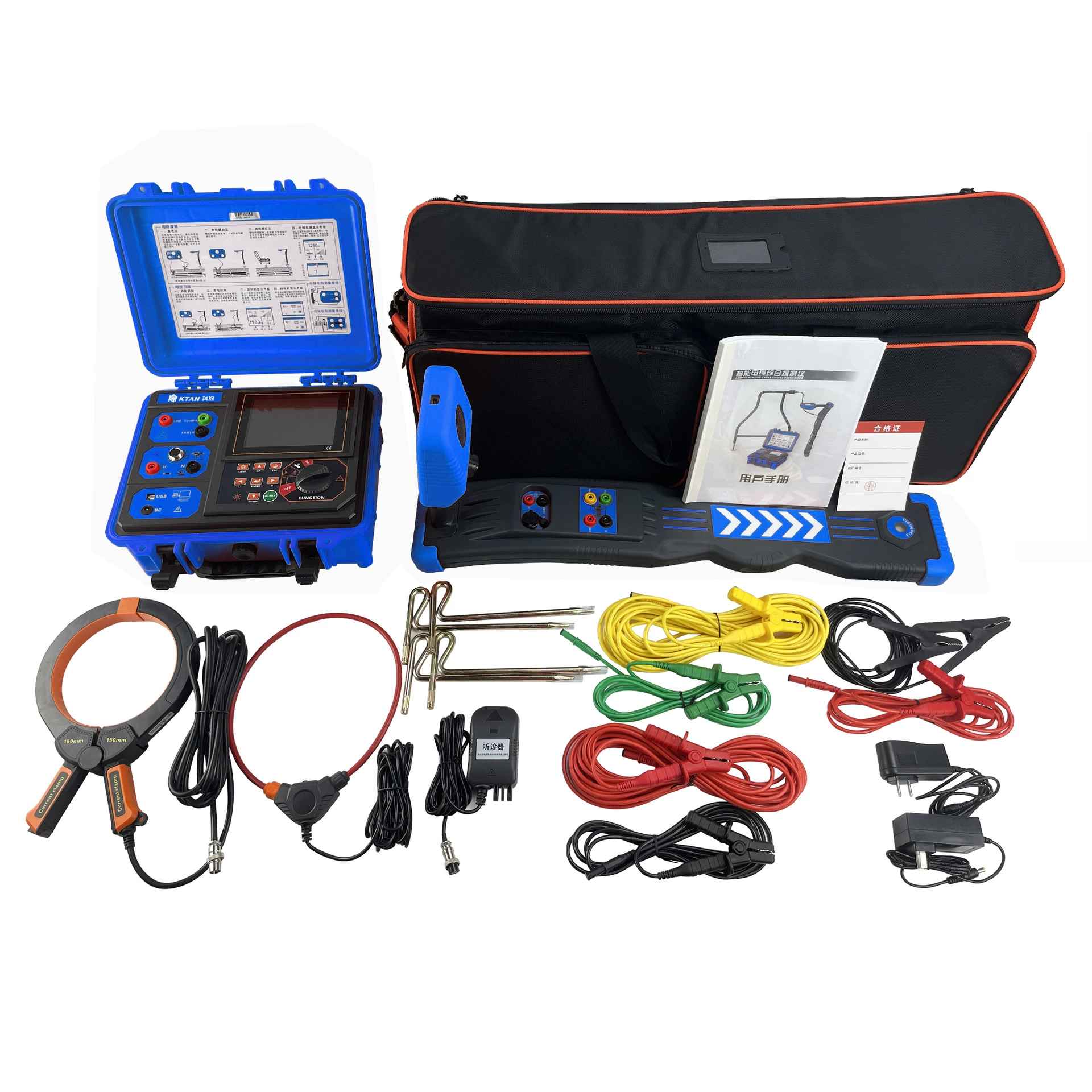 Научные исследования Интеллектуальный кабель трубопровода комплексный детектор трубопровода инструмент кабель неисправности тестер Металлический трубопровод локатор