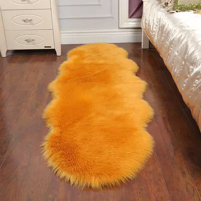 Bedroom Bedside Wool Long | Car Carpet - golden-camel-18060cm-round-at-both-ends