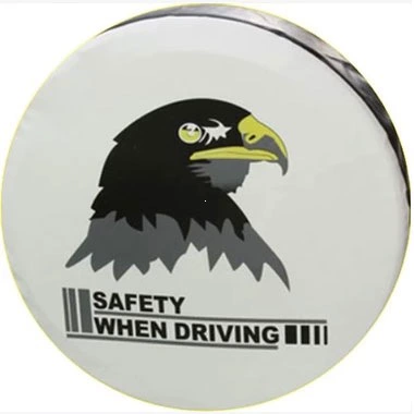 Spare wheel cover — cover, Prado 2700340047004000 under-hanger - toyota-prado-white-cy-26