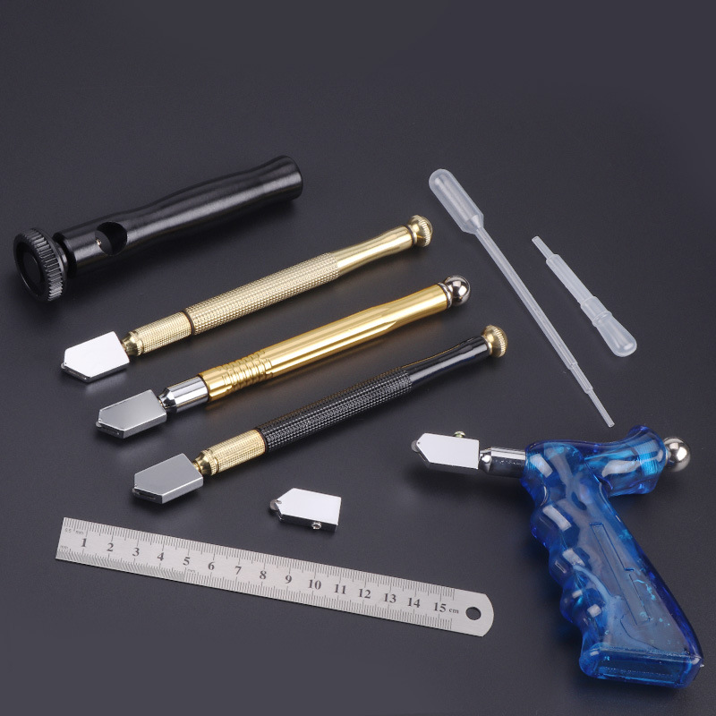 多功能割玻璃刀神器家用裁切瓷砖金刚石滚轮地砖刮划刀多用工业级