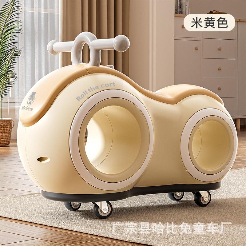 New Kidsren's Peanut Car Sliding Model 1-3 Years Old Baby Bicycle Without Pedals Stroller Scooter