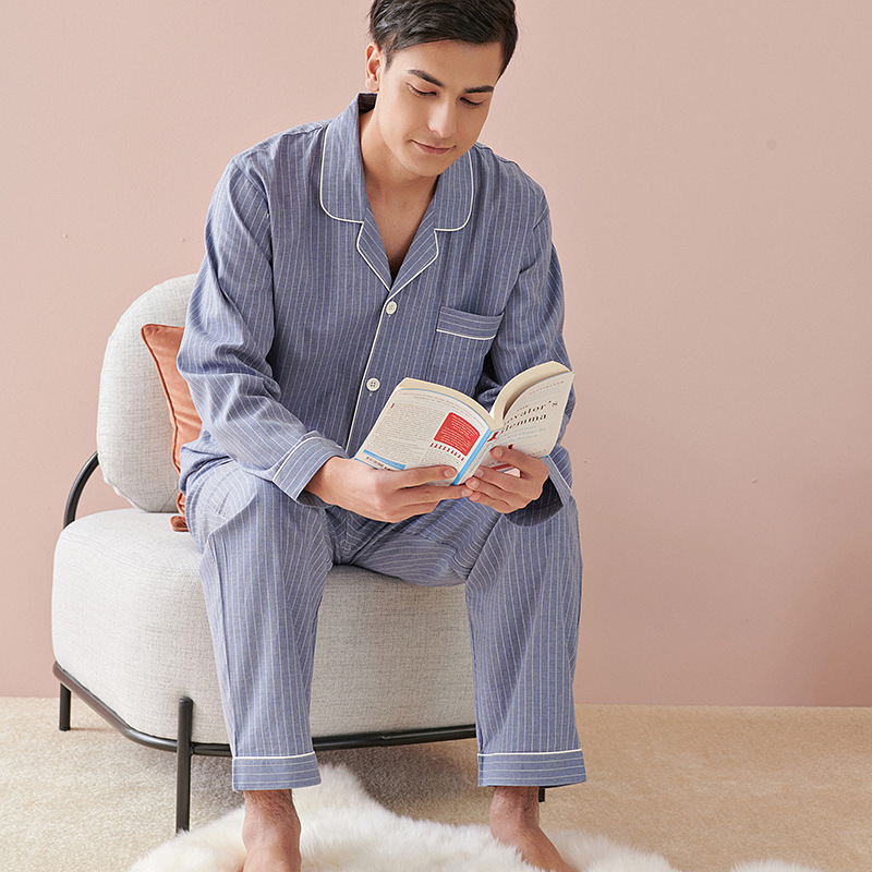 【断号福祉】春夏純綿カップルパジャマ