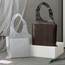 38丝超厚背包袋手提塑料袋 EVA超透服装袋购物袋礼品包装袋可加印