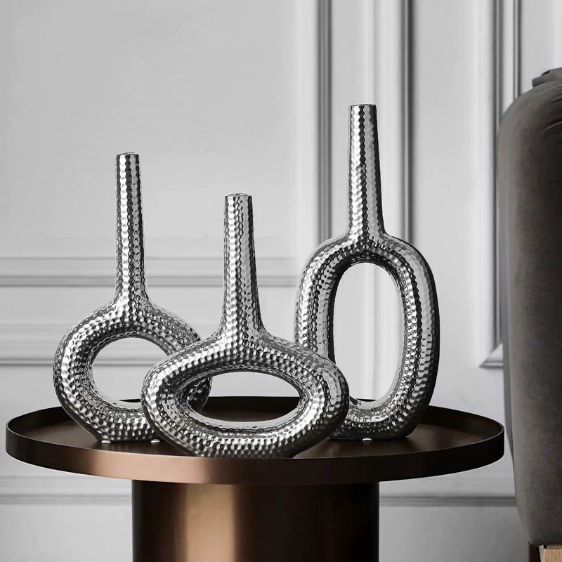 Керамические декоративные элементы для гостиной и офиса, стиль light luxury