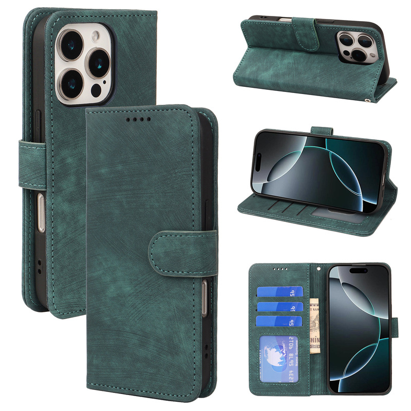 Suitable for Apple iPhone 17 Pro Max, Wind and Cloud Reappearance Photo Frame 16E Flip Cover 15 Wallet 11 Phone Leather Case