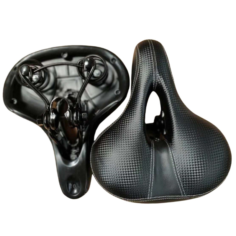 Asiento deportivo transfronterizo silla de montar en bicicleta de montaña suave cojín de bicicleta a rayas equipo de equitación