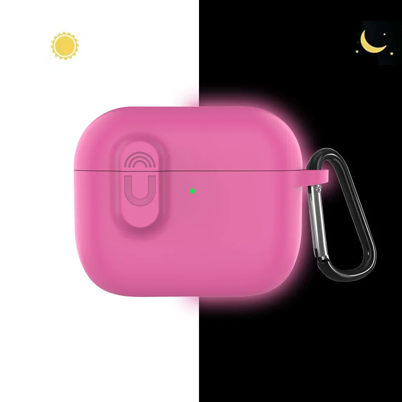 Apple, compatible silicone headphones, magnetic protective case