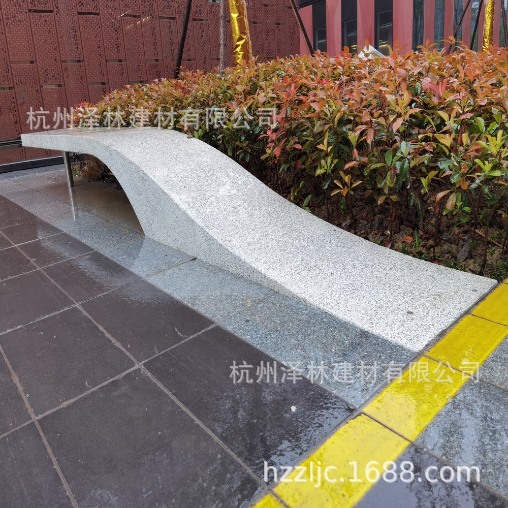 PC装配式预制构件预制混凝土PC板材景观坐凳4800*600*100