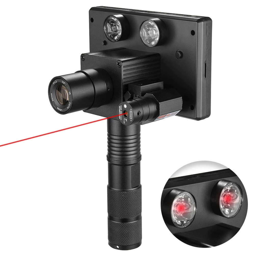 Экрана ночного видения комбинации направляющего бруса лазера металла индукция портативного ультракрасного не-термического изображения ультракрасного термальная