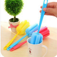 Household long-handled cup brush thermal cup sponge cup cleaner brush cup brush bottle brush milk bottle brush gift manufacturer