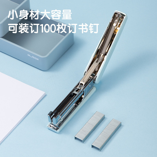 Deli stapler mini small binding machine with staple remover office stapler data binding machine stapler