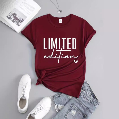 New Year Women's Short Sleeve Western Style eBay Independent Store Printed Top