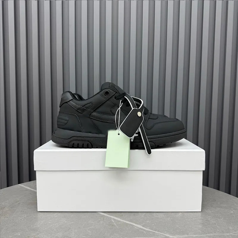 New in stock casual sports white sneakers for men and women, thick-soled off-white versatile trendy shoes