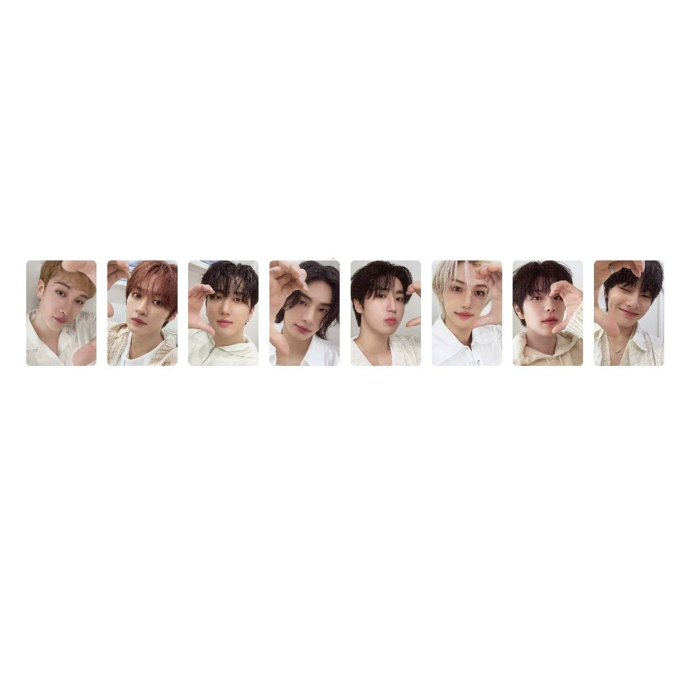 Набор фото-карт (Stray Kids) 2024 season's greetings, 8 шт., двусторонняя печать 5,4×8,6 см