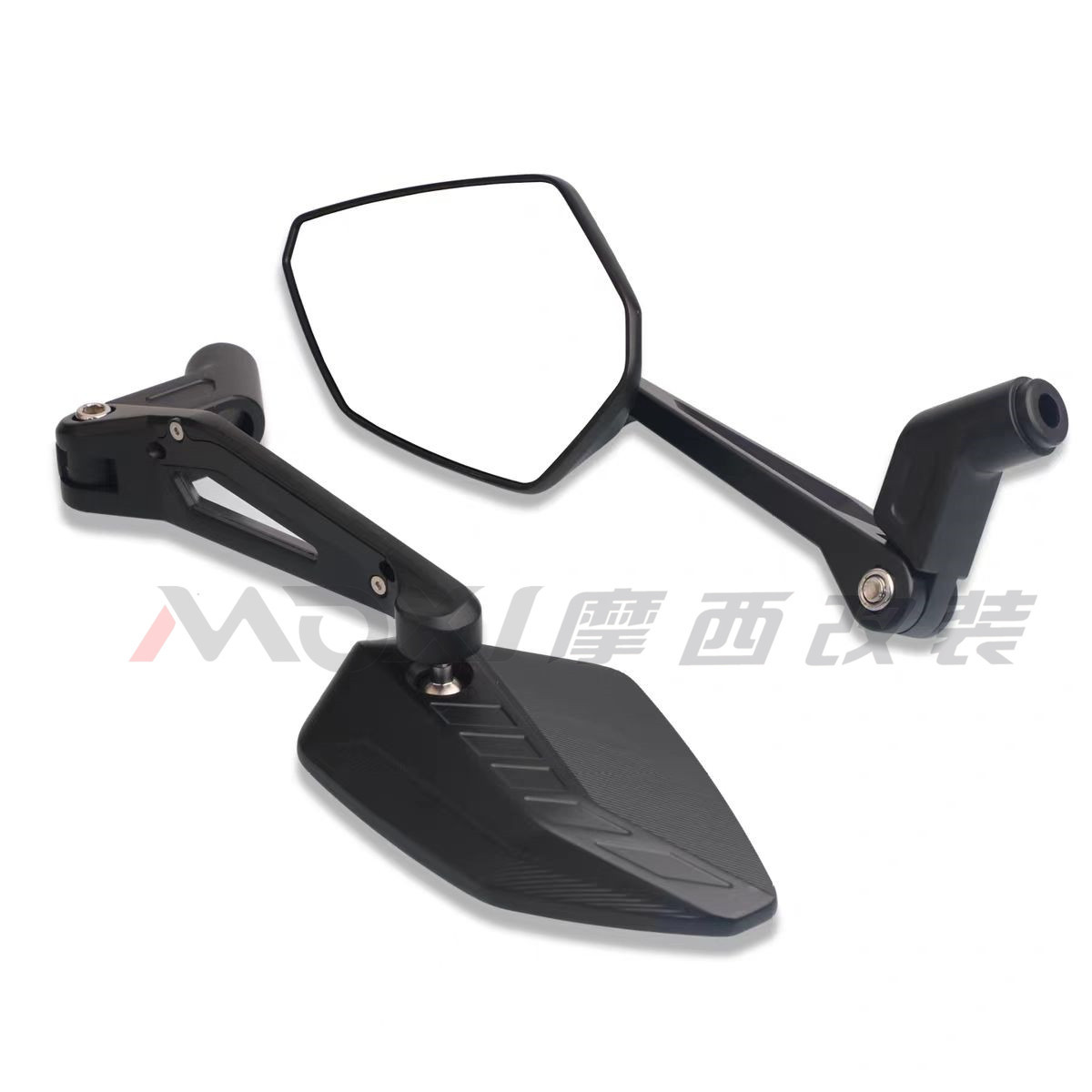 Suitable for Honda Pcx160 Ns150Gs Motorcycle Modified Aluminum Alloy Rearview Mirror 2g Motorcycle Rearview Mirror