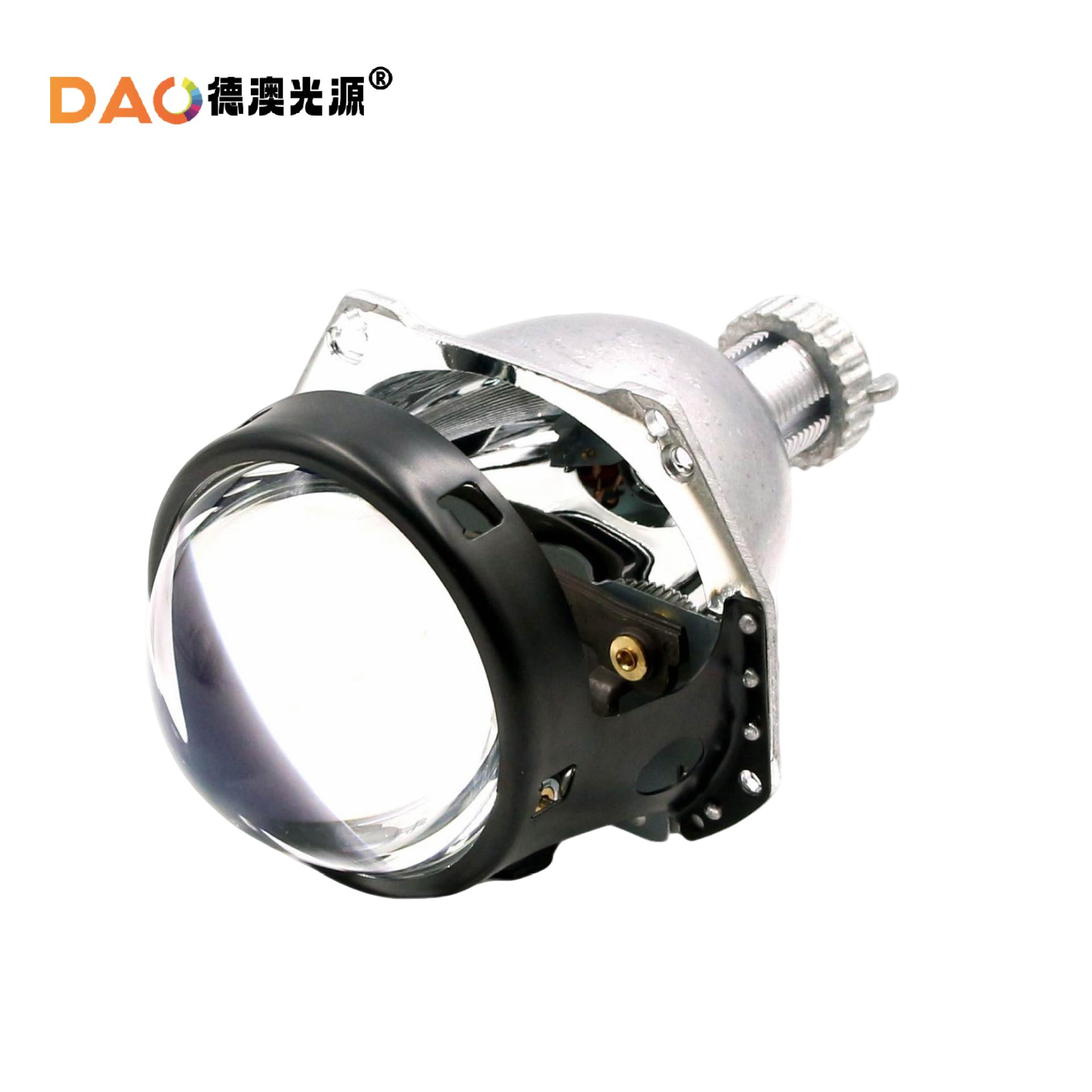 MINI mar cinco lente de la linterna del coche 2,5 pulgadas de doble lente de luz H1 bombilla H1 luz Super brillante concentrado instalación no destructiva