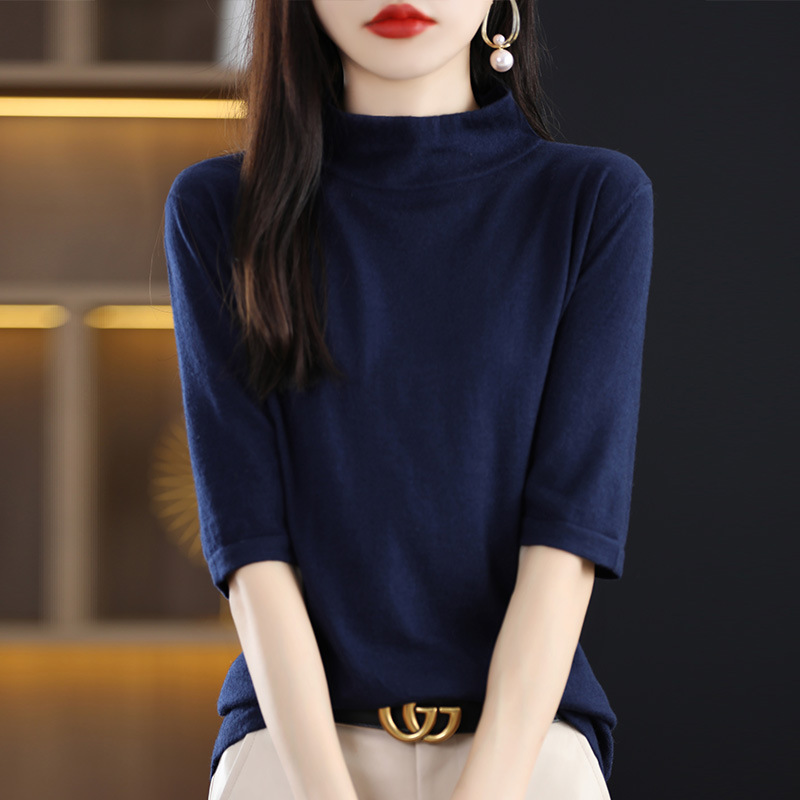 Base body-friendly thin autumn woolen sweater