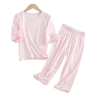 Fantastic Bear Yassel Tencel Костюм для детской домашней одежды Детская Пижама Детская одежда Пижамы для мальчиков и девочек
