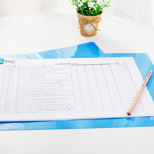 Deli 9354 stationery copy board B4 writing pad plastic word pad student exam pad 297*420mm