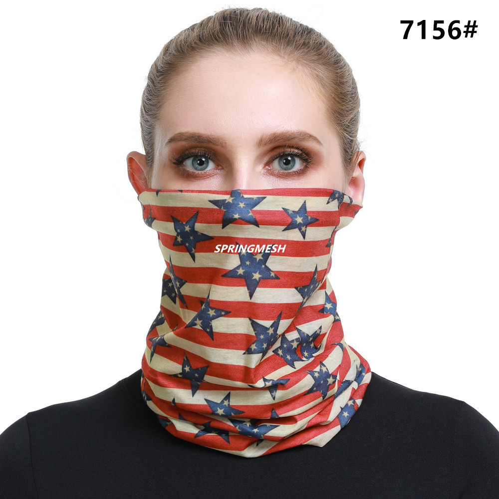 Cross-border American Flag Independence Day Headband for Men, Amazon Head Wrap, Fashionable Sports Sweat-Absorbent Elastic Hair Accessory