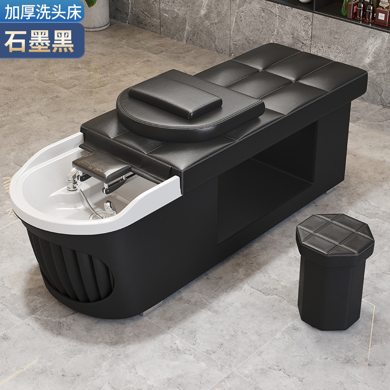 Cama de tratamiento de alta gama, masaje de belleza, barbería, fumigación de circulación de agua especial, lavabo tailandés integral