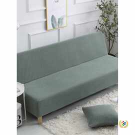 ǎ防滑全盖沙发床套简易折叠无扶手全包沙发套罩简约现代布艺