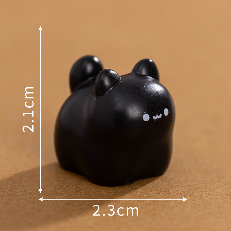 マイクロ風景クリエイティブかわいい子猫人形かわいい diy 装飾ブラインドバッグアクセサリーミニデスクトップ車の装飾品|undefined