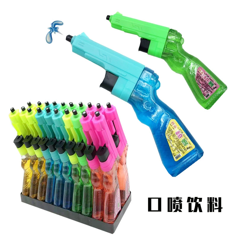 Интернет знаменитости фруктовый аромат пистолет рот спрей напиток мини водяной пистолет дети вкусные и забавные закуски супермаркет розничная торговля