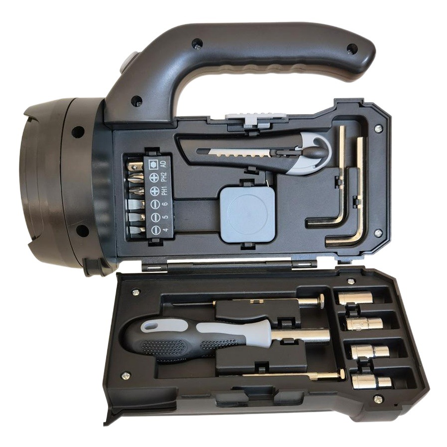 Amazon e-commerce al aire libre trabajo en casa iluminación conjunto de herramientas de linterna lámpara portátil conjunto de herramientas de hardware