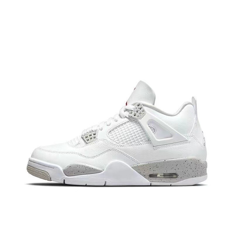 クロスボーダー AJ4 ホワイトセイルホワイトセメントパリエアクッションバスケットボールシューズジョー 4 滑り止め男性と女性の靴スポーツシューズ 36-46|undefined