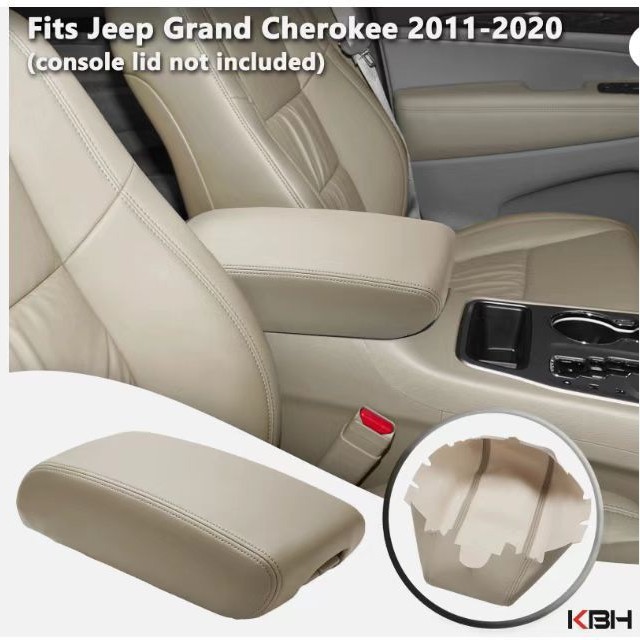 Suitable for Jeep Grand Cherokee Central Armrest Box Armrest Cover Leather Armrest Box Cover