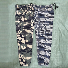 【源头工厂直发】多口袋裤子男数码印迷彩裤针织新款束脚男裤长裤