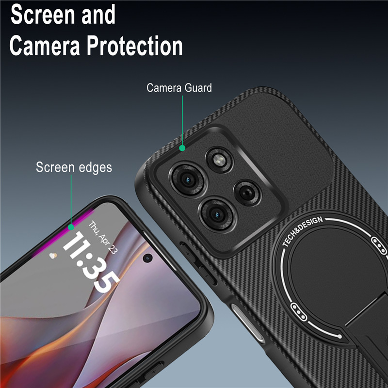 适用于摩托罗拉G75品盾碳纤维物理散热手机壳MOTO充电磁吸壳|undefined