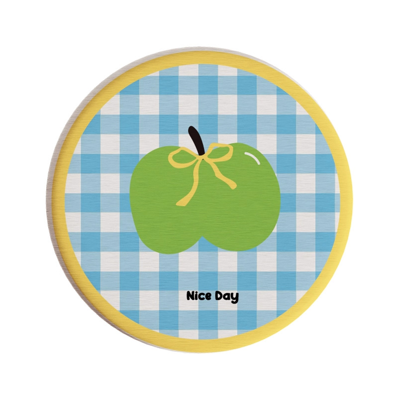 Posavasos de café de oficina de dibujos animados, posavasos de escritorio, posavasos de agua redondos, almohadillas absorbentes de agua de barro de diatomeas, encimera de secado rápido